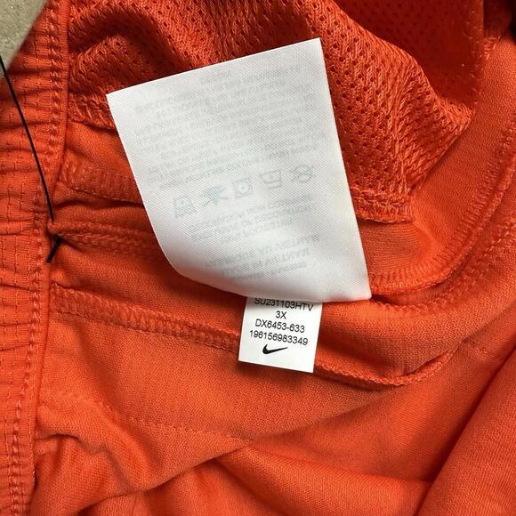 NWT Nike Swoosh Fly Women's Crossover Shorts Plus Size 3X Basketball Picante Red - Picture 11 of 12